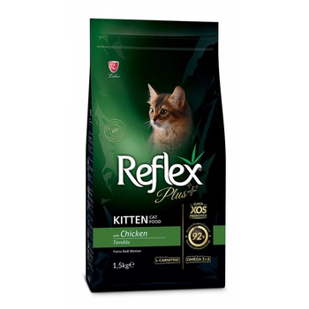 Lider Pet Food Plus Chicken Kitten Пълноценна храна за подрастващи котки от всички породи с пилешко месо 1.5kg