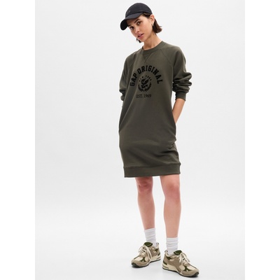 GAP Рокля суитшърт с лого Gap GAP | Zelen | ЖЕНИ | XXS