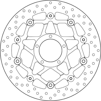 Predný brzdový kotúč Brembo DUCATI 848 STREETFIGHTER S 2012 -