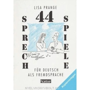 44 Sprechspiele fur Deutsch als Fremdsprache | Lisa Prange (ISBN: 9783190015030)
