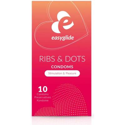 EasyGlide Ribs and Dots 10 ks