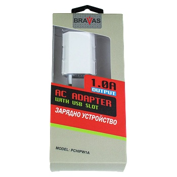 Image 1 of Bravas Зарядно устройство BRAVAS USB за стена 5V-1A, сертифицирано (valp_242)
