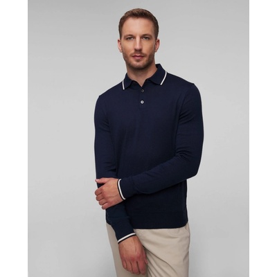 Ralph Lauren Rlx Golf pánsky vlnený sveter tmavomodrý