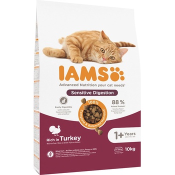 IAMS Advanced Nutrition Sensitive Digestion s morčacím 2 x 10 kg
