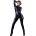 Cottelli Collection Гащеризон с мокър ефект Cottelli Jumpsuit