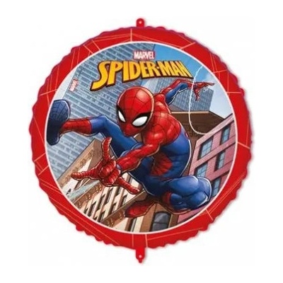 Procos Fóliový balónek kruh 43cm, Spiderman crime Marvel