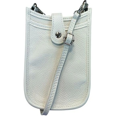 Vera Pelle malá kožená crossbody kabelka 7739 sv. béžová béžová