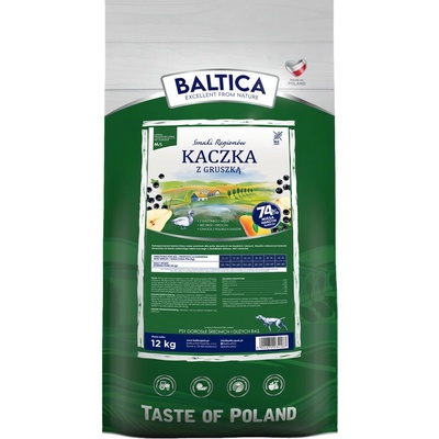 Baltica Smaki regionów Medium and large breeds Duck with pear 12 kg