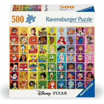 Ravensburger Farebná paleta Disney & Pixar 500 dielov