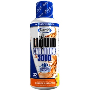 Gaspari Nutrition Liquid Carnitine 3000 | 2x Concentration - Maximum Strength [480 мл] Ананас с портокал