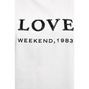 Weekend Max Mara Памучна тениска AGILE (2615971061600)