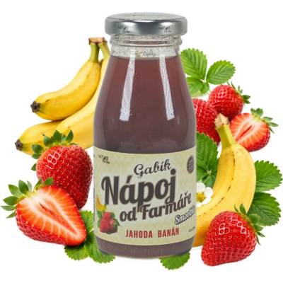 Nature NoTea sro Smoothie Gabík Jahoda a banán 0,2 l