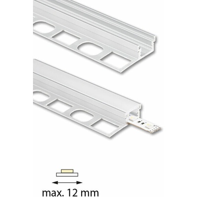 ML-761.063.43.2 Hliníkový profil DA pro obklady a dlažbu 41x13mm, včetně mléčného difuzoru, 2m
