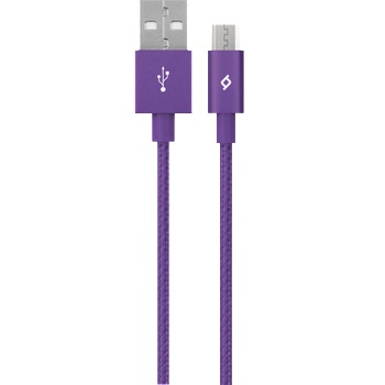 Image 1 of Ttec Кабел AlumiCable Micro USB Charge/Data Cable - Лилав