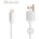 FIXED USB/Lightning Цвят: бял