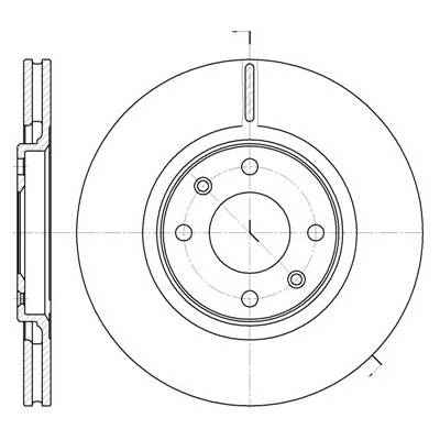Brzdový kotúč REMSA 6306.10