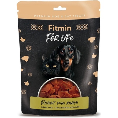 Fitmin For Life Králičí mini kroužky a kočky 70 g