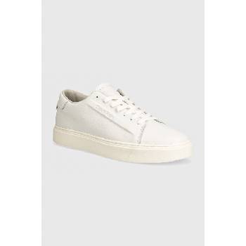 Calvin Klein Кожени маратонки Calvin Klein HM0HM01516 в бяло LOW TOP LACE UP LTH (HM0HM01516)