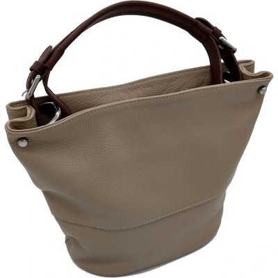 Donatella dámská kožená kabelka 710619 TAUPE