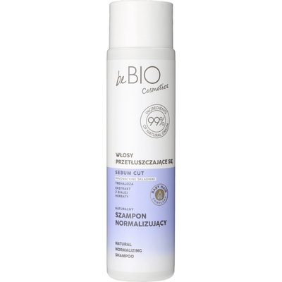 beBIO Greasy Hair tekutý organický šampón na mastné vlasy 300 ml
