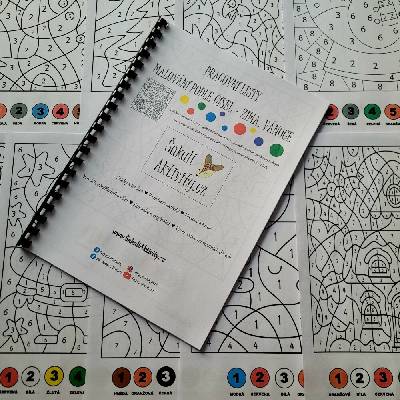 Pracovní listy - MALOVÁNÍ PODLE ČÍSEL - ZIMA, VÁNOCE Provedení: PDF soubor