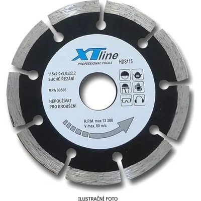 Xtline Kotouč diamantový segmentový laser 150 x 22,2 mm HDS150