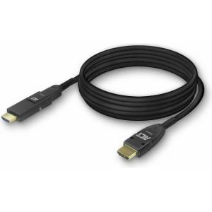 ACT Кабел ACT AK4102, от HDMI(м) към HDMI(м), 20m, черен, 4K@60Hz, отделяем конектор (AK4102)