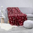 HOME ELEMENTS Deka Káro s vločkami 150x200