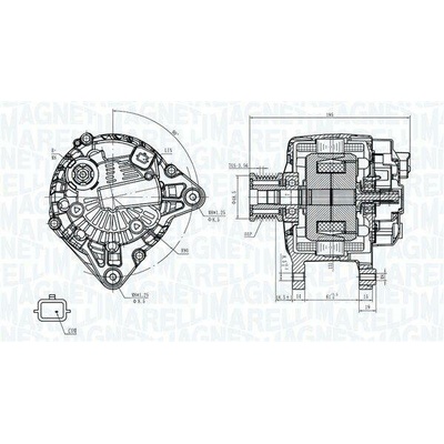 generátor MAGNETI MARELLI 063735356010