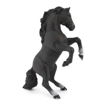 Image 1 of Papo - Фигурка за колекциониране и игра - Черен изправен кон (51522)