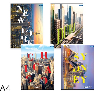 Lastva Sešit A4 linka Skyline