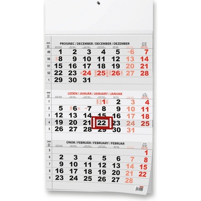 Tříměsíční nástěnný 2026 – Sleviste.cz