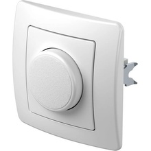 EE19PW-B Stmívač LED otočný 100W - lesklá bílá, TEM