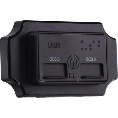 STU 34677.2 2x USB QC3.0 zásuvka 12/24V, montáž na povrch, vypínač