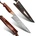 HARAHU Дамаски кухненски нож harahu ta-26677 - Кафяв kp26677
