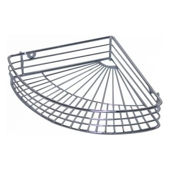 TORO 320200 Kúpelňová polička rohová, 6,6 x 31,5 x 22,7 cm, kov