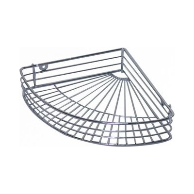 TORO 320200 Kúpelňová polička rohová, 6,6 x 31,5 x 22,7 cm, kov