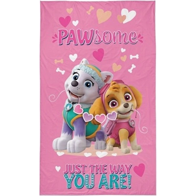 Detexpol ručník Paw Patrol srdíčka 50 x 30 cm