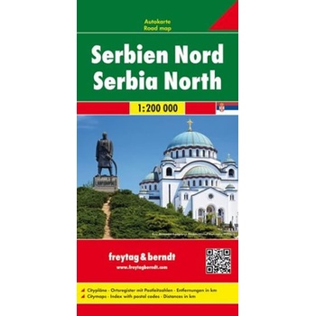 Mapa Srbsko Sever