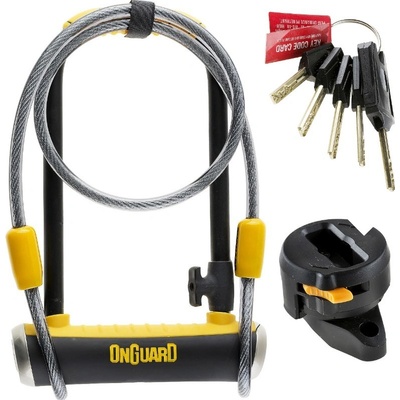 OnGuard U-PitBull Mini LS 8007DT 90/240/14 mm čierny/žltý