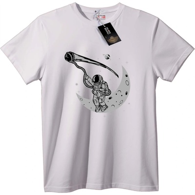 NOONEBRAND Тениска Астронавт Косач на Луна - 4XL, Black