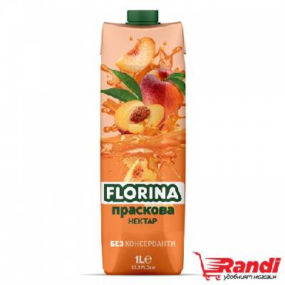Нектар Florina праскова 1л