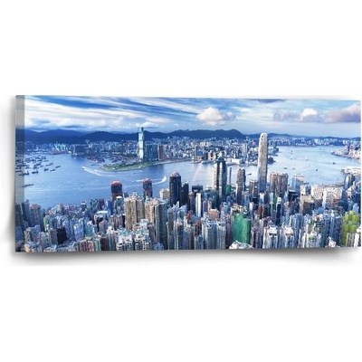 Sablio Obraz Mesto s mrakodrapmi - 110x50 cm