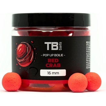 TB Baits Plávajúce Boilies Pop-Up Red Crab + NHDC 65g 16mm