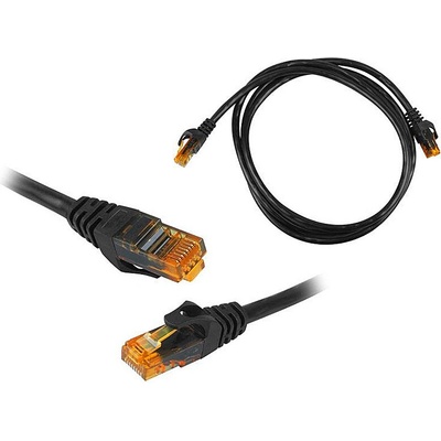 Solex 46661 RJ45-RJ45 Cat.6E UTP 1m černý