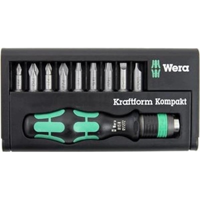 Sada bitů Kraftform Kompakt 10, 10 ks, WERA, 056653