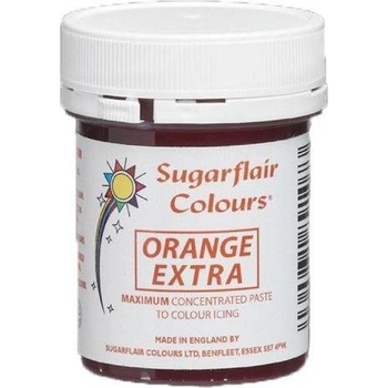 Sugarflair Gélová farba extra oranžová 42g