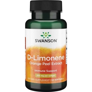 Swanson D-Limonene, 250 mg, 60 меки капсули, Swanson (SWU409)