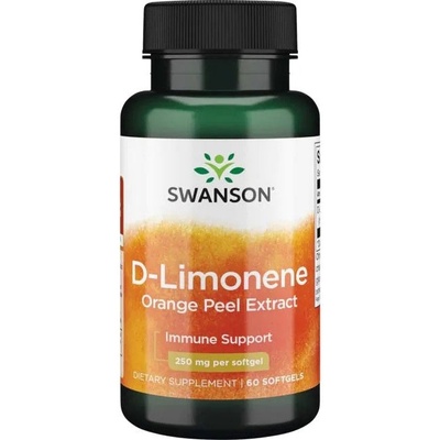 Swanson D-Limonene, 250 mg, 60 меки капсули, Swanson (SWU409)