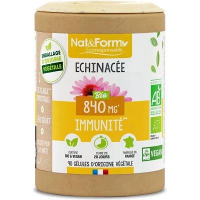 Nat&Form Био ехинацея, 90 капсули, Nat&Form (008631 (ECHIBIO_9))